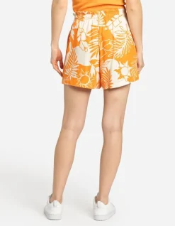 Hot Shorts - Leinen-Mix Damen Hosen