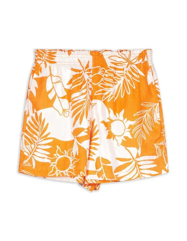 Hot Shorts - Leinen-Mix Damen Hosen