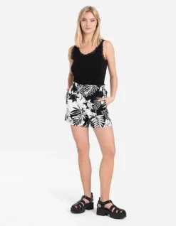Outlet Shorts - Leinen-Mix Damen Hosen
