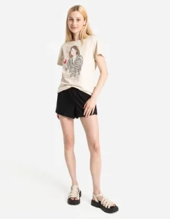 New Shorts - Weites Bein Damen Hosen