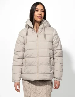 Outlet Steppjacke - Tunnelzug am Saum - Damen Jacken
