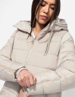 Outlet Steppjacke - Tunnelzug am Saum - Damen Jacken