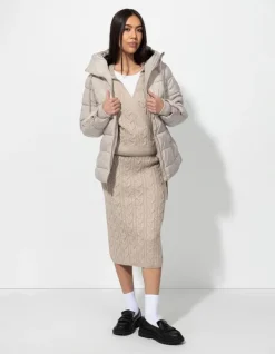 Outlet Steppjacke - Tunnelzug am Saum - Damen Jacken