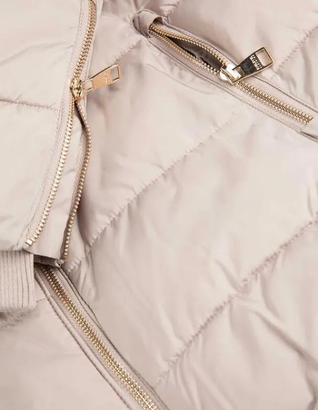 Outlet Steppjacke - Tunnelzug am Saum - Damen Jacken
