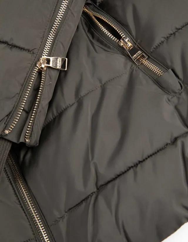 New Steppjacke - Tunnelzug am Saum - Damen Jacken