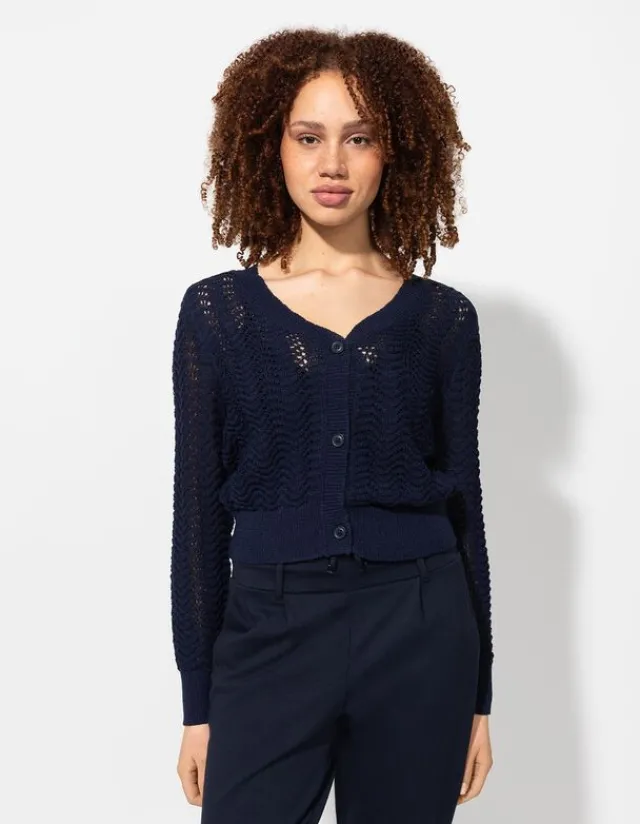 Hot Strickjacke - V-Ausschnitt - Damen Strickjacken