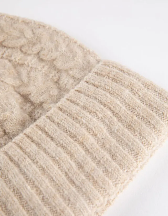 Sale Strickmütze - Zopfstrick - Damen Strickmode
