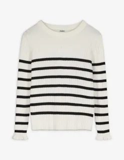 Discount Strickpullover - Streifen - Kinder Mädchenkleidung