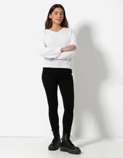 Outlet Strickpullover - V-Ausschnitt - Damen Pullover