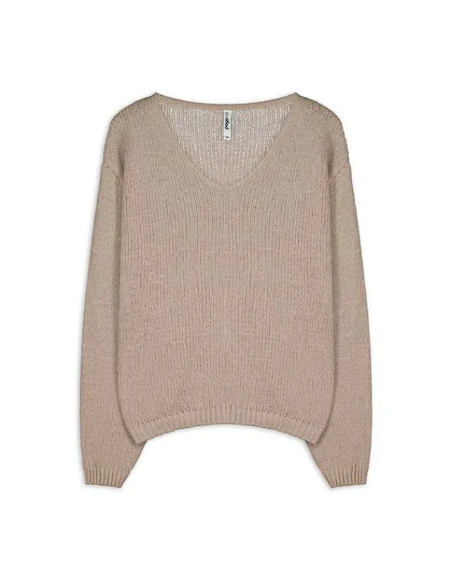 Clearance Strickpullover - V-Ausschnitt - Damen Pullover