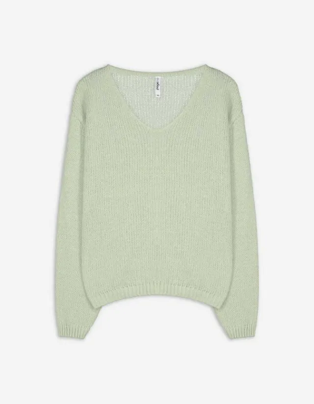 Best Strickpullover - V-Ausschnitt - Damen Pullover