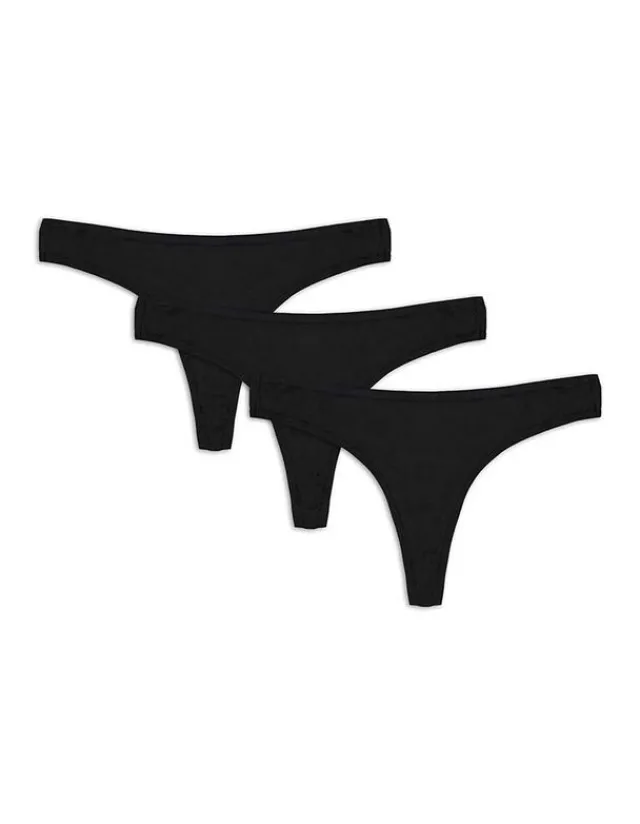 Outlet String - 3er-Pack Damen Unterwäsche
