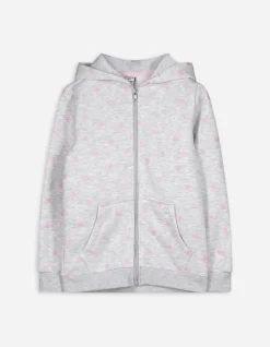 Sale Sweatjacke - Allover-Print Kinder Mädchenkleidung