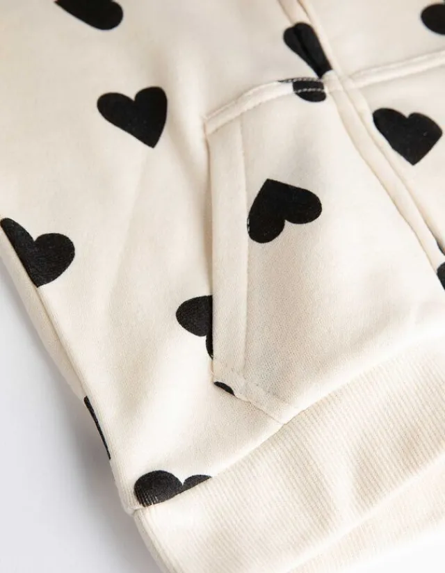 Discount Sweatjacke - Allover-Print - Kinder Mädchenkleidung