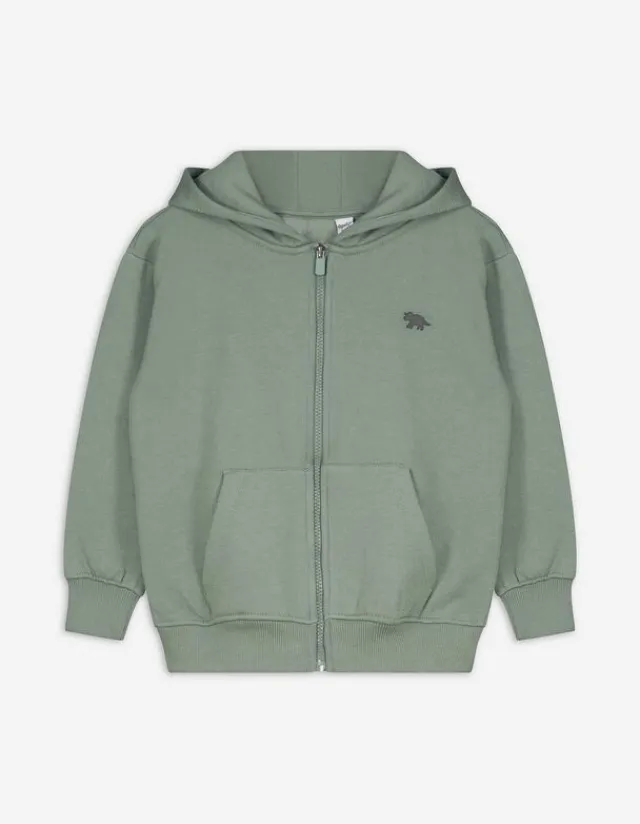 Discount Sweatjacke - einfarbig - Kinder Jungenkleidung