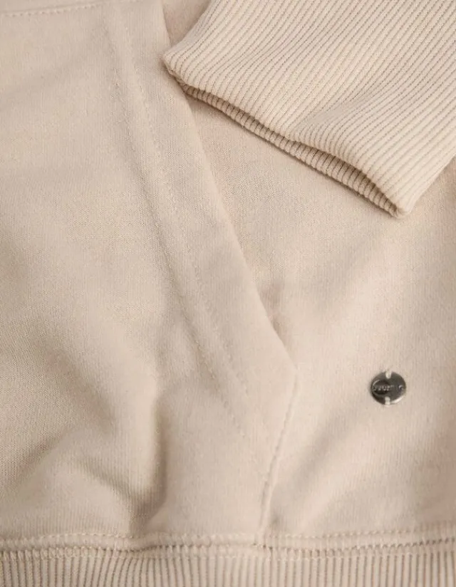 Hot Sweatjacke - Kapuze mit Tunnelzug Damen Sweatjacken