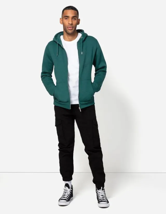 Fashion Sweatjacke - Kapuze mit Tunnelzug - Herren Sweatjacken