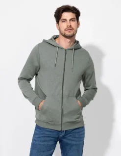 Online Sweatjacke - Kapuze mit Tunnelzug - Herren Sweatjacken
