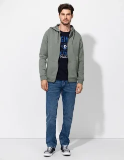Online Sweatjacke - Kapuze mit Tunnelzug - Herren Sweatjacken