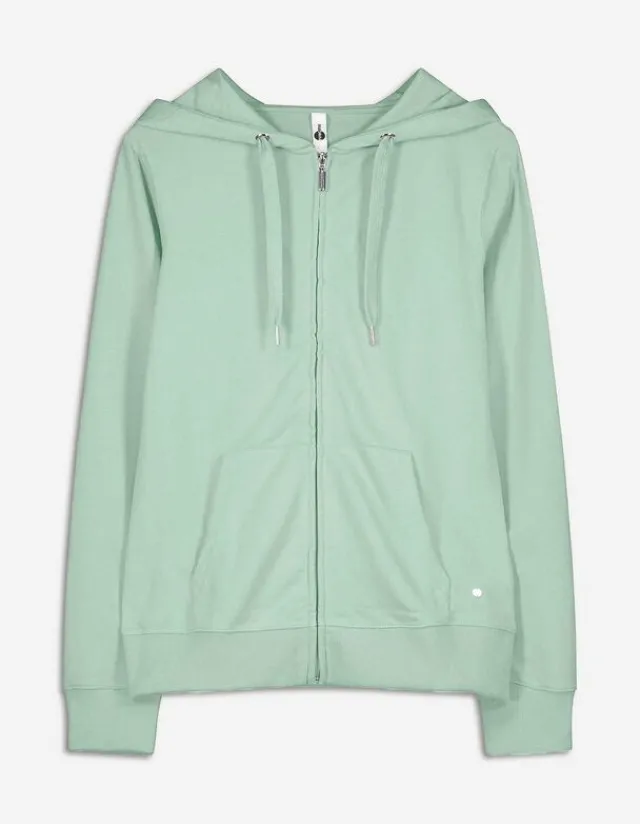 Discount Sweatjacke - Kapuze mit Tunnelzug - Damen Sweatjacken