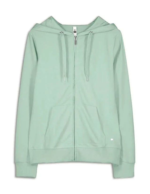 Discount Sweatjacke - Kapuze mit Tunnelzug - Damen Sweatjacken