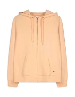 Fashion Sweatjacke - Kapuze mit Tunnelzug - Damen Sweatjacken