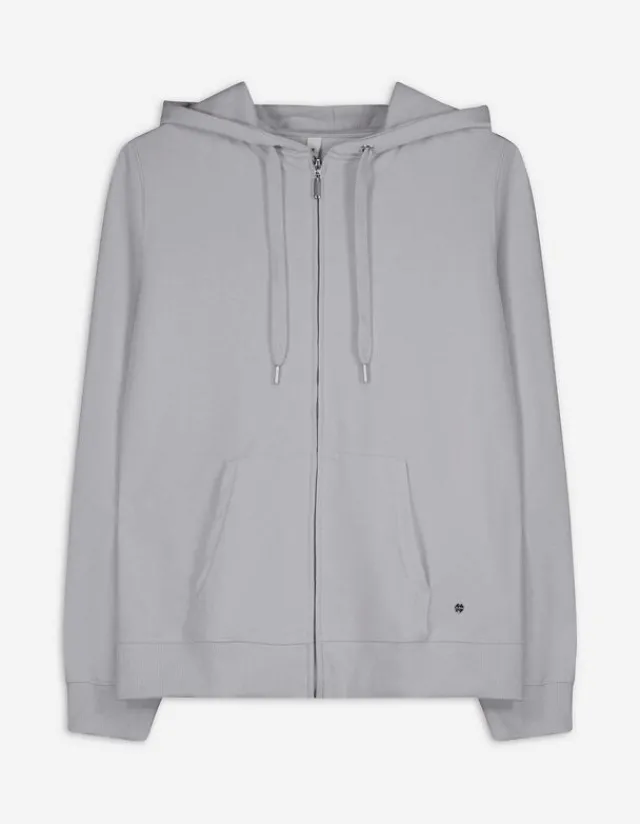 Outlet Sweatjacke - Kapuze mit Tunnelzug - Damen Sweatjacken