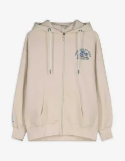 New Sweatjacke - R&uuml;ckenprint - Damen Sweatjacken