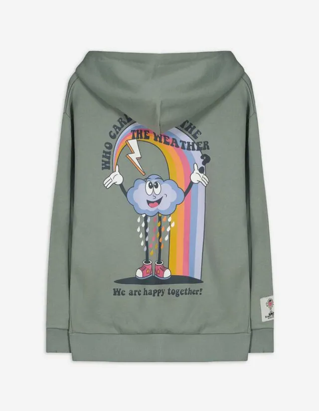 Hot Sweatjacke - Rückenprint - Damen Sweatjacken