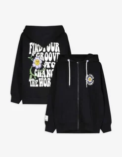 Best Sweatjacke - R&uuml;ckenprint - Damen Sweatjacken