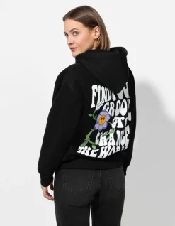 Best Sweatjacke - R&uuml;ckenprint - Damen Sweatjacken