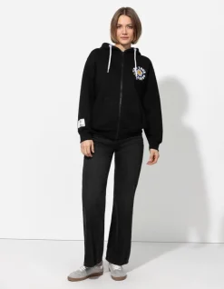 Best Sweatjacke - R&uuml;ckenprint - Damen Sweatjacken