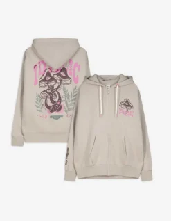 Clearance Sweatjacke - R&uuml;ckenprint - Damen Sweatjacken