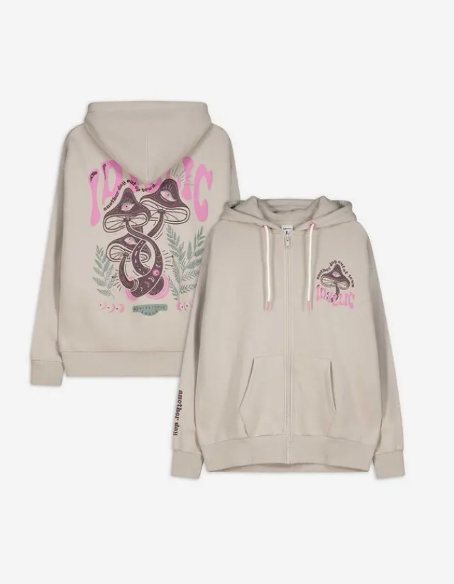 Clearance Sweatjacke - Rückenprint - Damen Sweatjacken