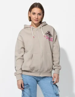 Clearance Sweatjacke - Rückenprint - Damen Sweatjacken