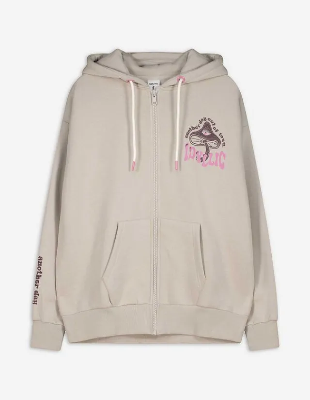 Clearance Sweatjacke - Rückenprint - Damen Sweatjacken