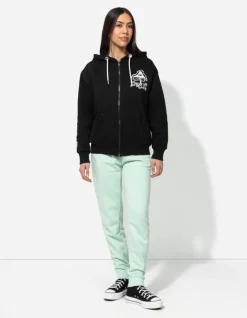 New Sweatjacke - R&uuml;ckenprint - Damen Sweatjacken
