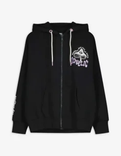 New Sweatjacke - R&uuml;ckenprint - Damen Sweatjacken
