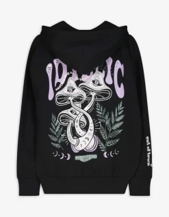 New Sweatjacke - R&uuml;ckenprint - Damen Sweatjacken