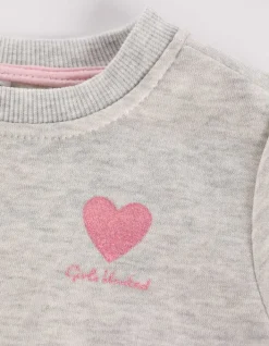 Hot Sweatshirt - Glitzerprint Kinder Mädchenkleidung