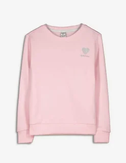 Clearance Sweatshirt - Glitzerprint Kinder Mädchenkleidung