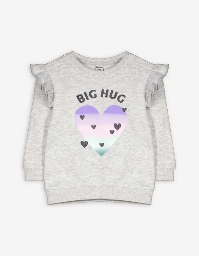 Discount Sweatshirt - Glitzerprint - Kinder Baby-mädchen (56-92)|Mädchenkleidung