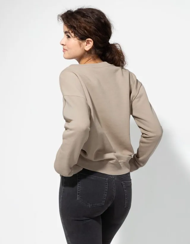 New Sweatshirt - Messageprint - Damen Sweatshirts