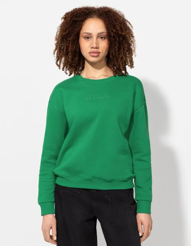 Discount Sweatshirt - Messageprint - Damen Sweatshirts
