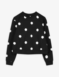 Outlet Sweatshirt - Punktemuster - Damen Sweatshirts
