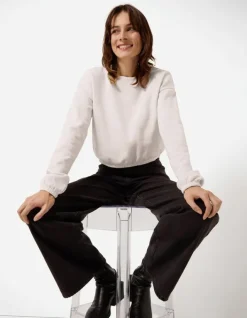 Fashion Sweatshirt - Rundhals-Ausschnitt - Damen Sweatshirts
