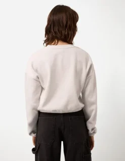 Fashion Sweatshirt - Rundhals-Ausschnitt - Damen Sweatshirts