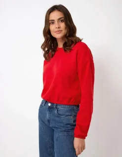 New Sweatshirt - Rundhals-Ausschnitt - Damen Sweatshirts