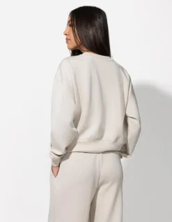 Online Sweatshirt - Rundhals-Ausschnitt - Damen Sweatshirts