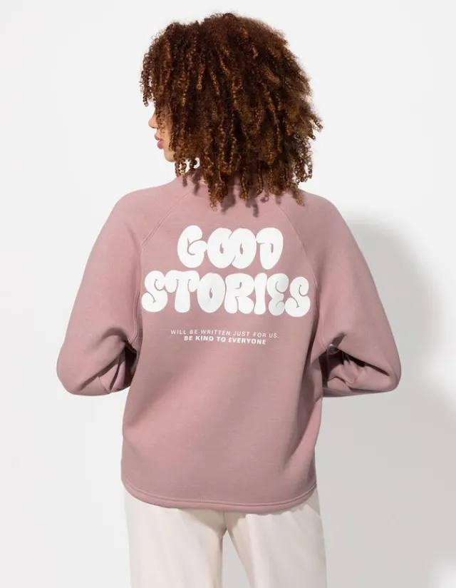 Fashion Sweatshirt - Rückenprint - Damen Sweatshirts